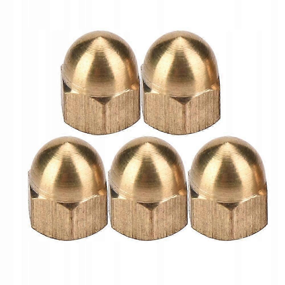 Cap mutter M5 messing 20 deler