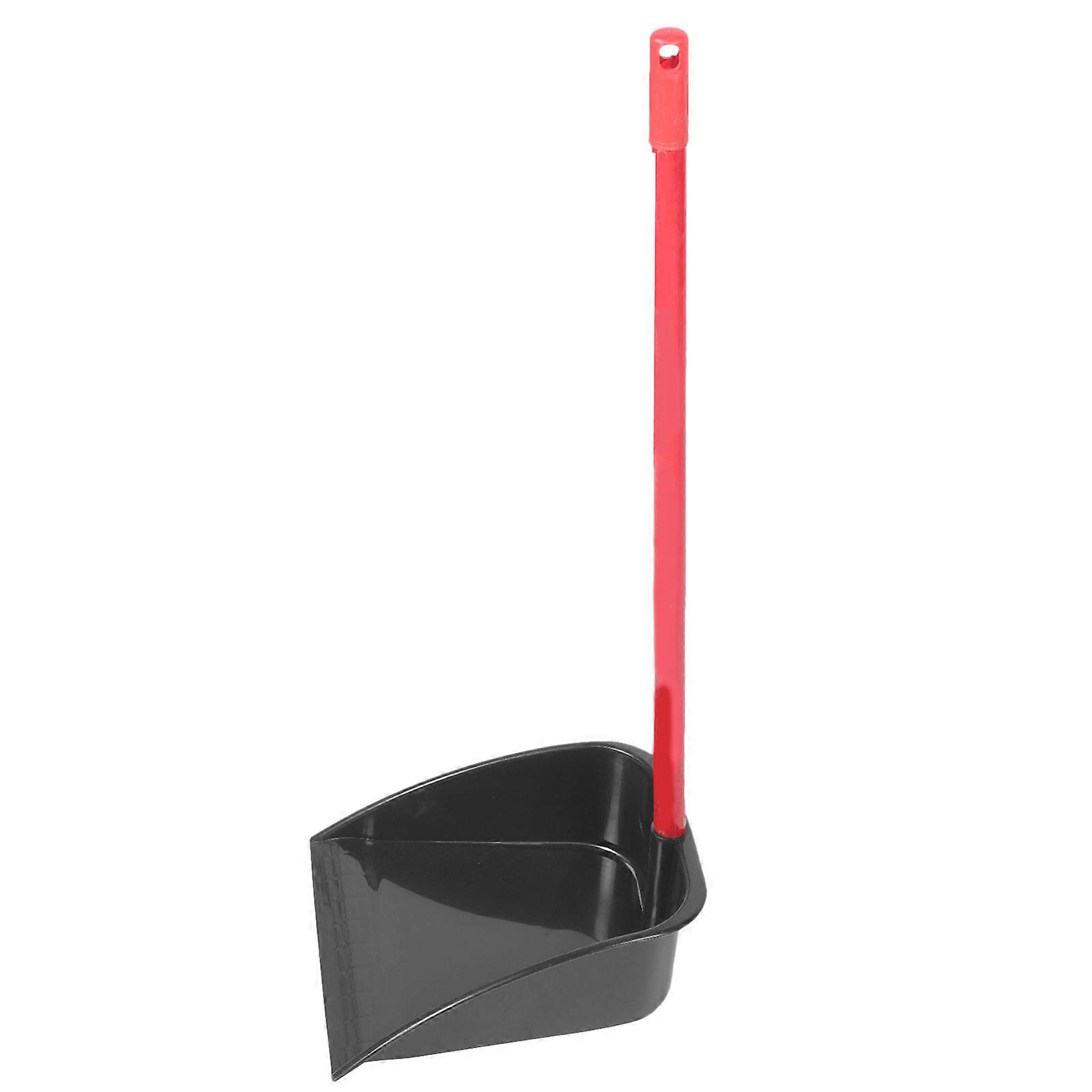 Household Stand-up Cleaning Supplies Set with Long Handle Dustpan for Easy Storage Assorted Color