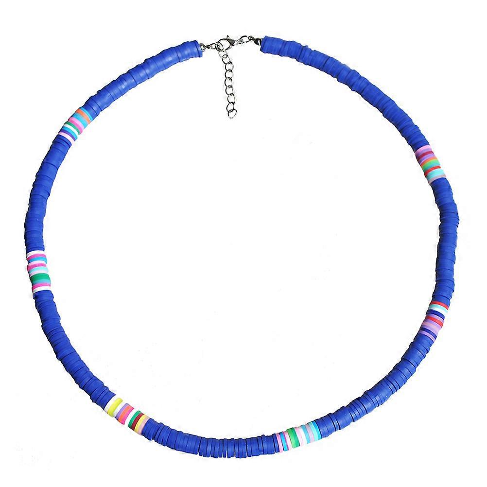 Clay Round Pieces Design Adds Beach to Outfit – Versatile Wear for Casual Outings and Beach Vacations with Effortless