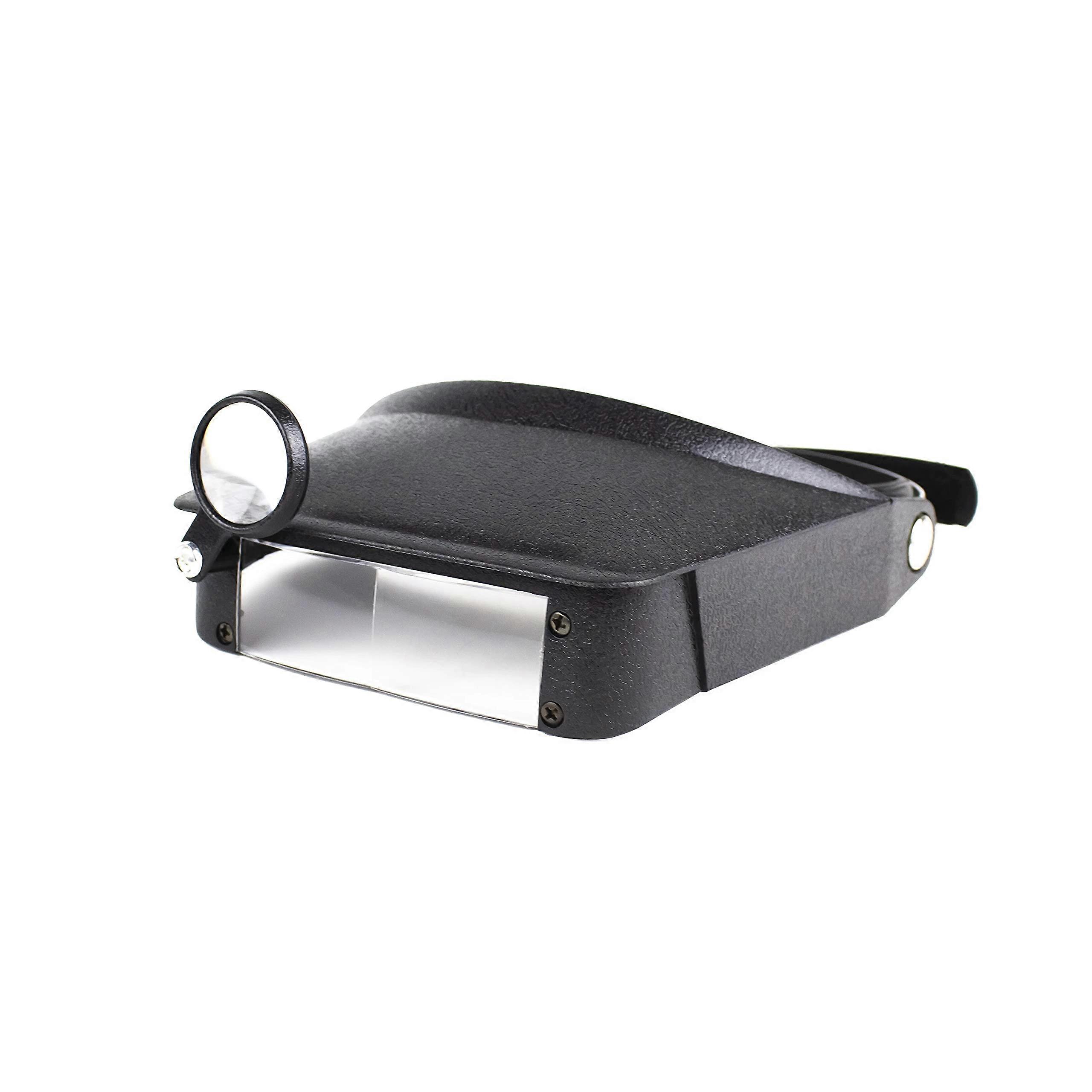 Visor With Magnifying Glass For Model Making And Hobbies Adjustable Magnifier Visor Lightweight Frame Clear Lens For Miniatures