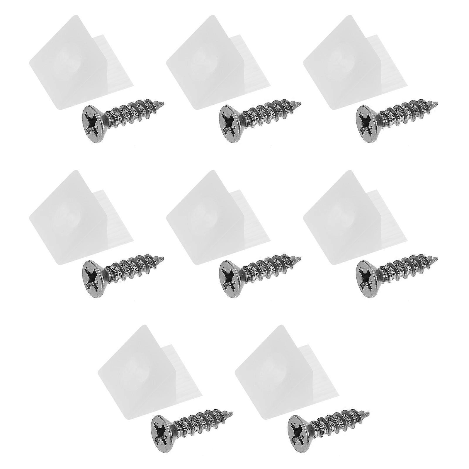 Sturdy Corner Connector Bracket Plastic Material Furniture Use 120Sets For Tables Closets Shelves