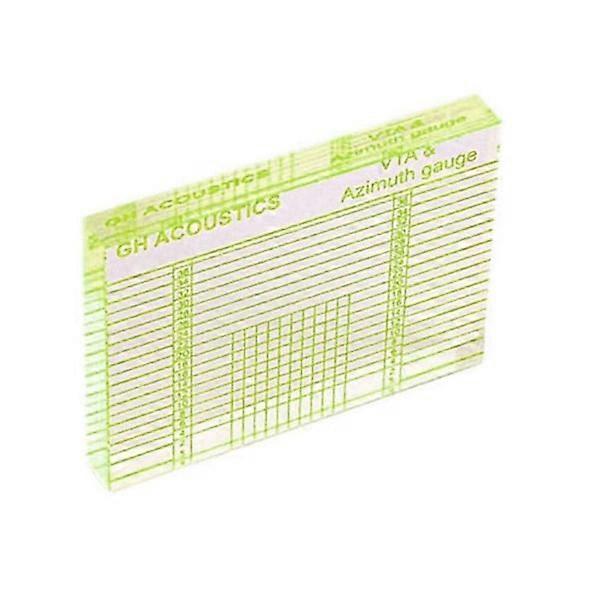 1X Vinyl record player measurement phono tonearm VTA/cartridge azimuth ruler K5L3