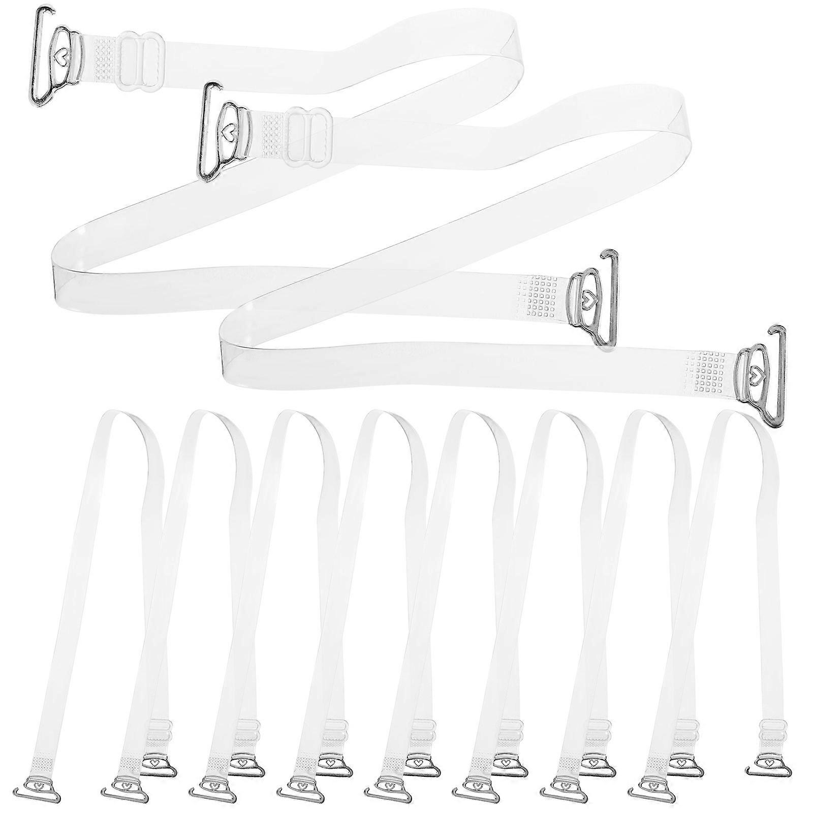 20pcs Transparent Slip Straps for Women – Comfortable Underwear Accessories for Strapless and Backless Outfits