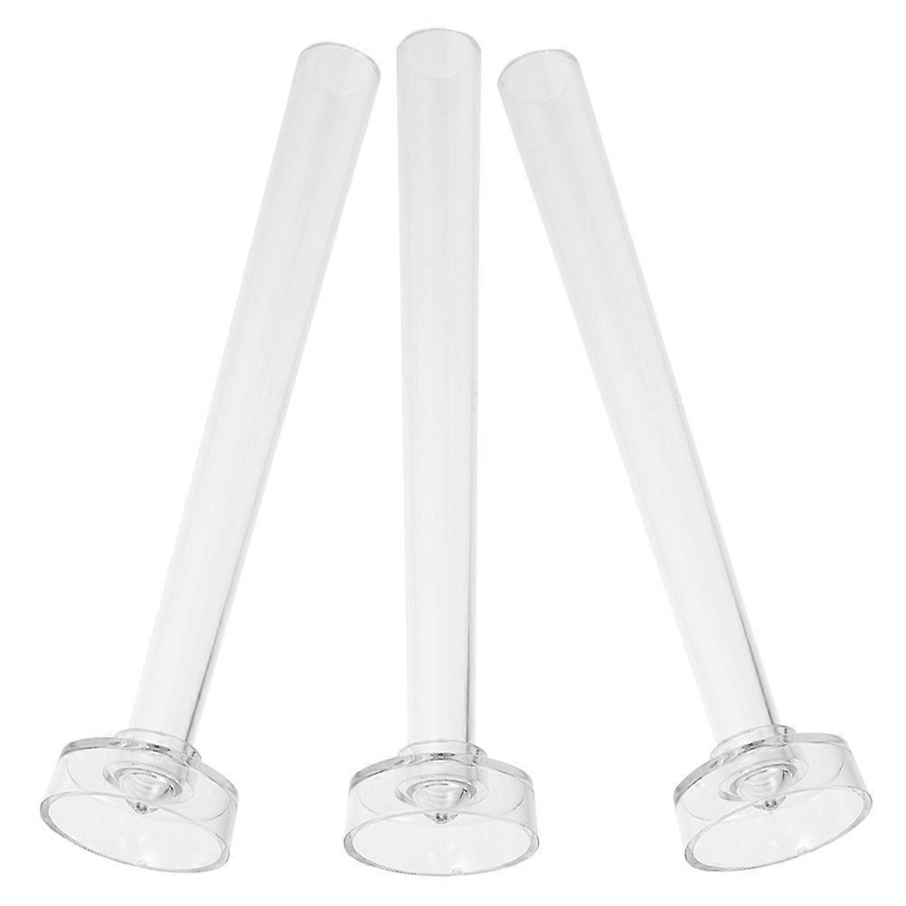 Plastic Candle Mold for DIY Use Transparent and Durable 3pcs Tapered Rod Mold