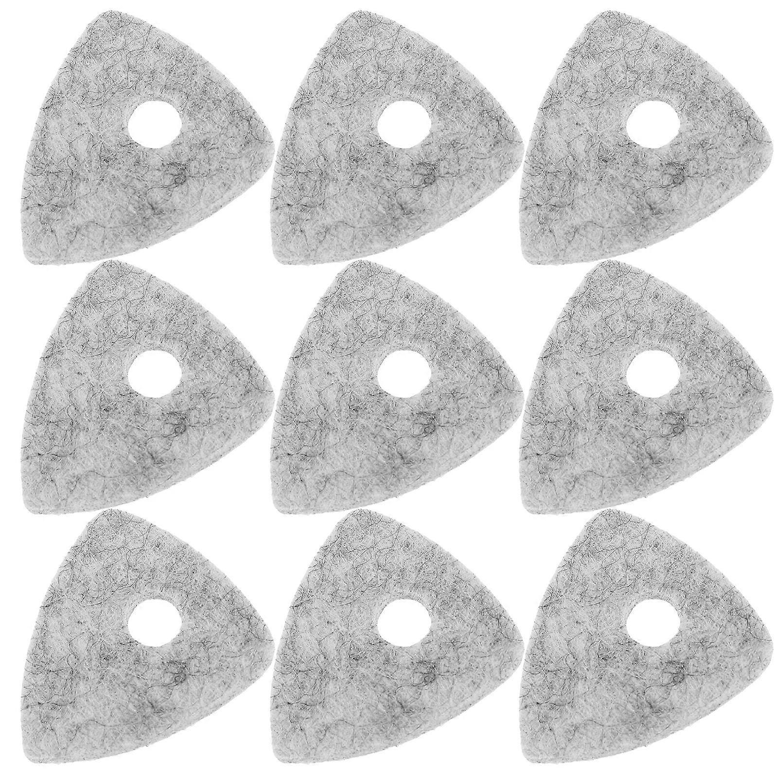 Felt Plectrums For Guitar Durable Flexible For Ukulele And Acoustic Guitars 10Pcs