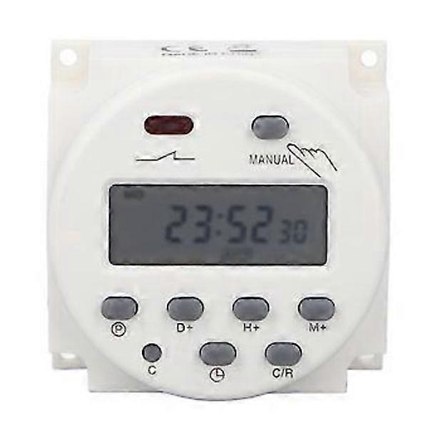 Timer Switch Programmable Time Relay Power Regulator AC 220V for Equipment Appliance