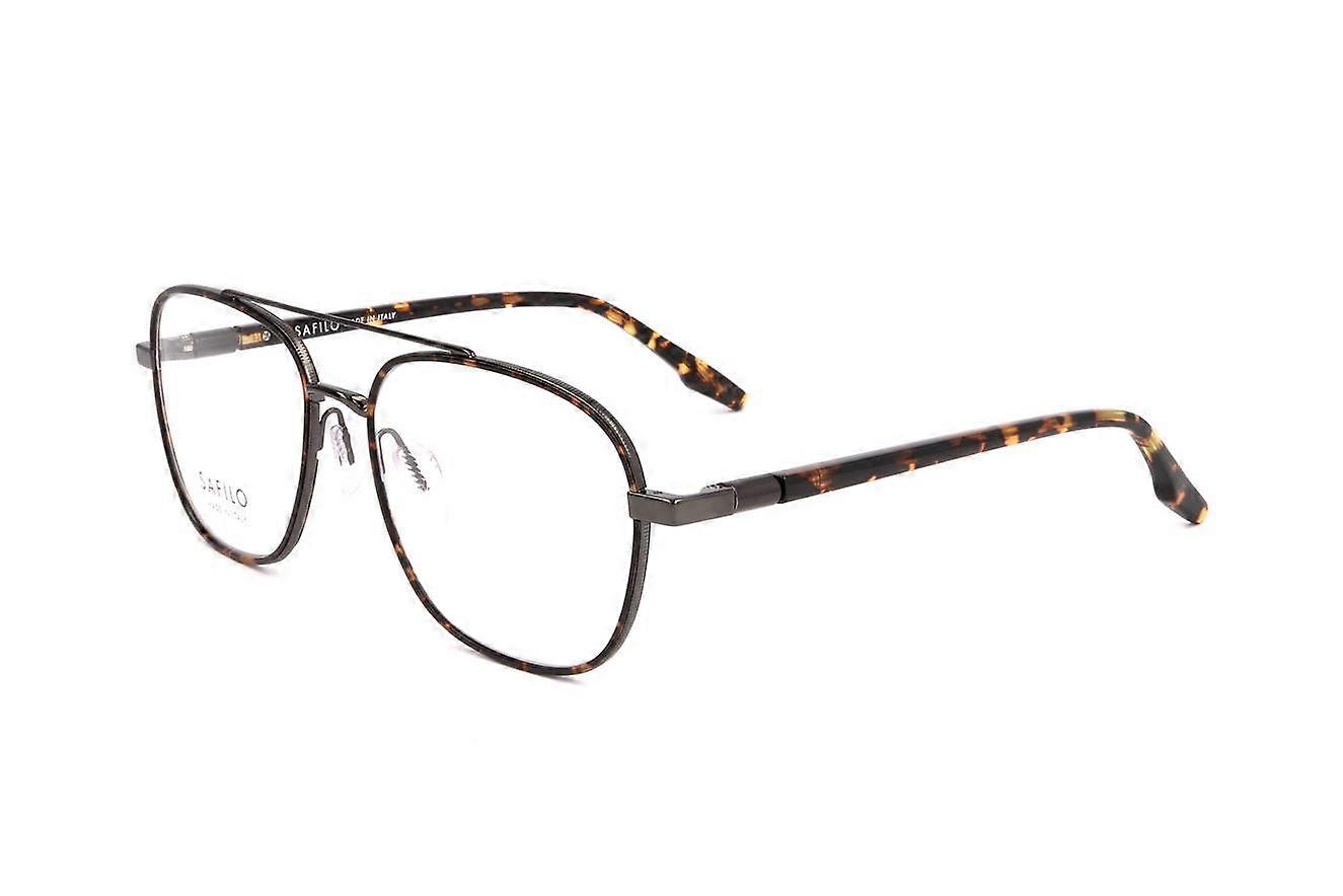 Eyewear Frames Safilo SAGOMA 03 V81 DARK RUTHENIUM BLACK 56/18/145 MAN