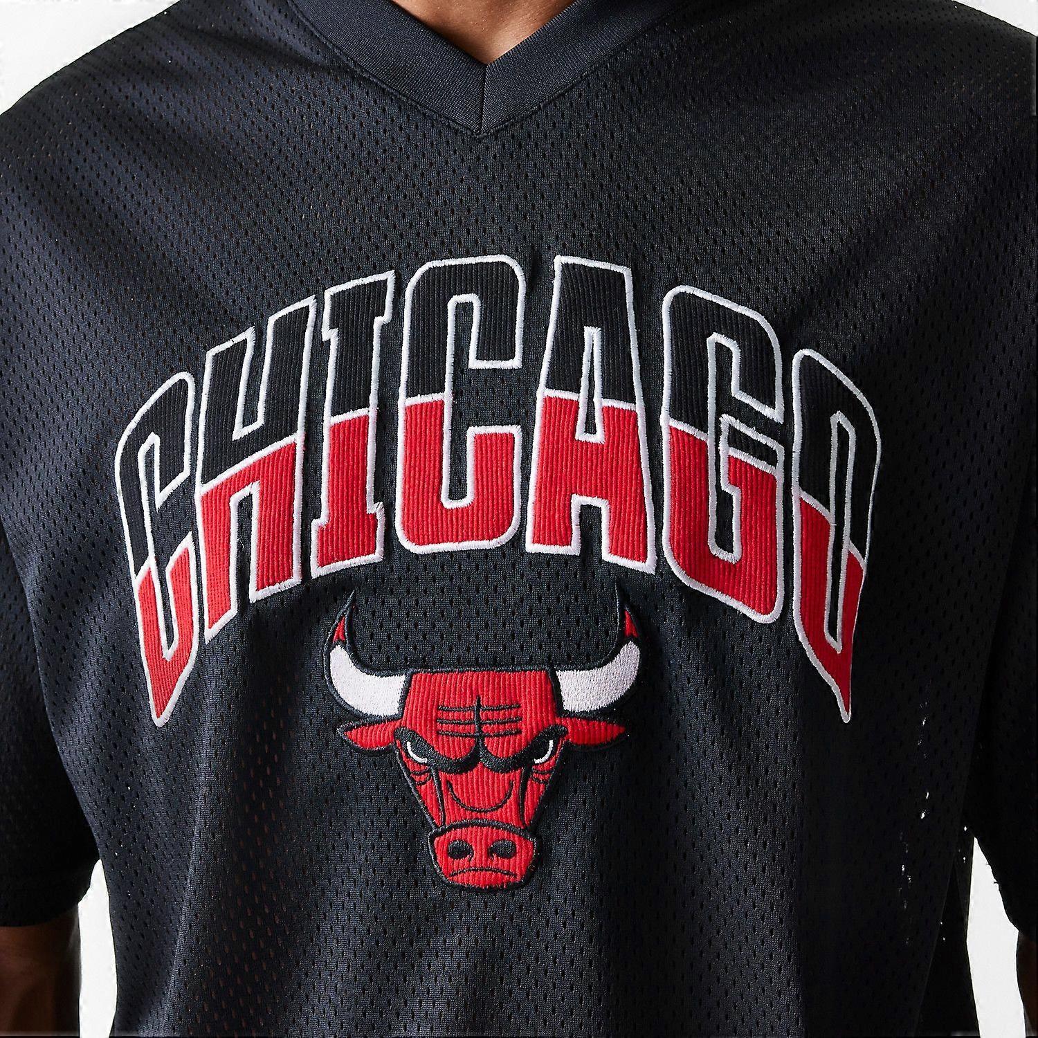 Chemise oversize en jersey mesh New Era - Chicago Bulls