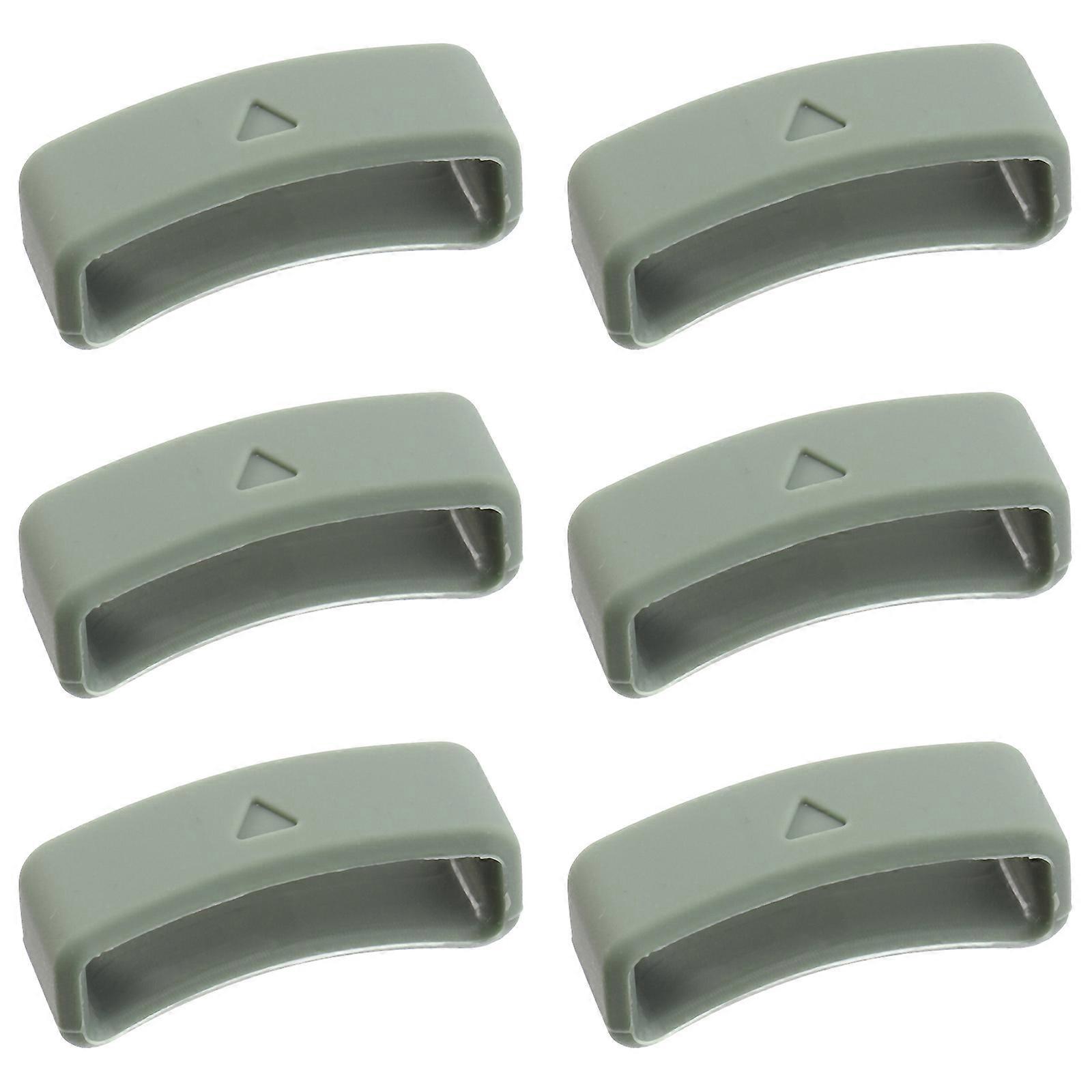 6Pcs Anti-Skid Silicone Watchband Fasteners Compatible With Garmin Forerunner Minimalist Design Daily Use