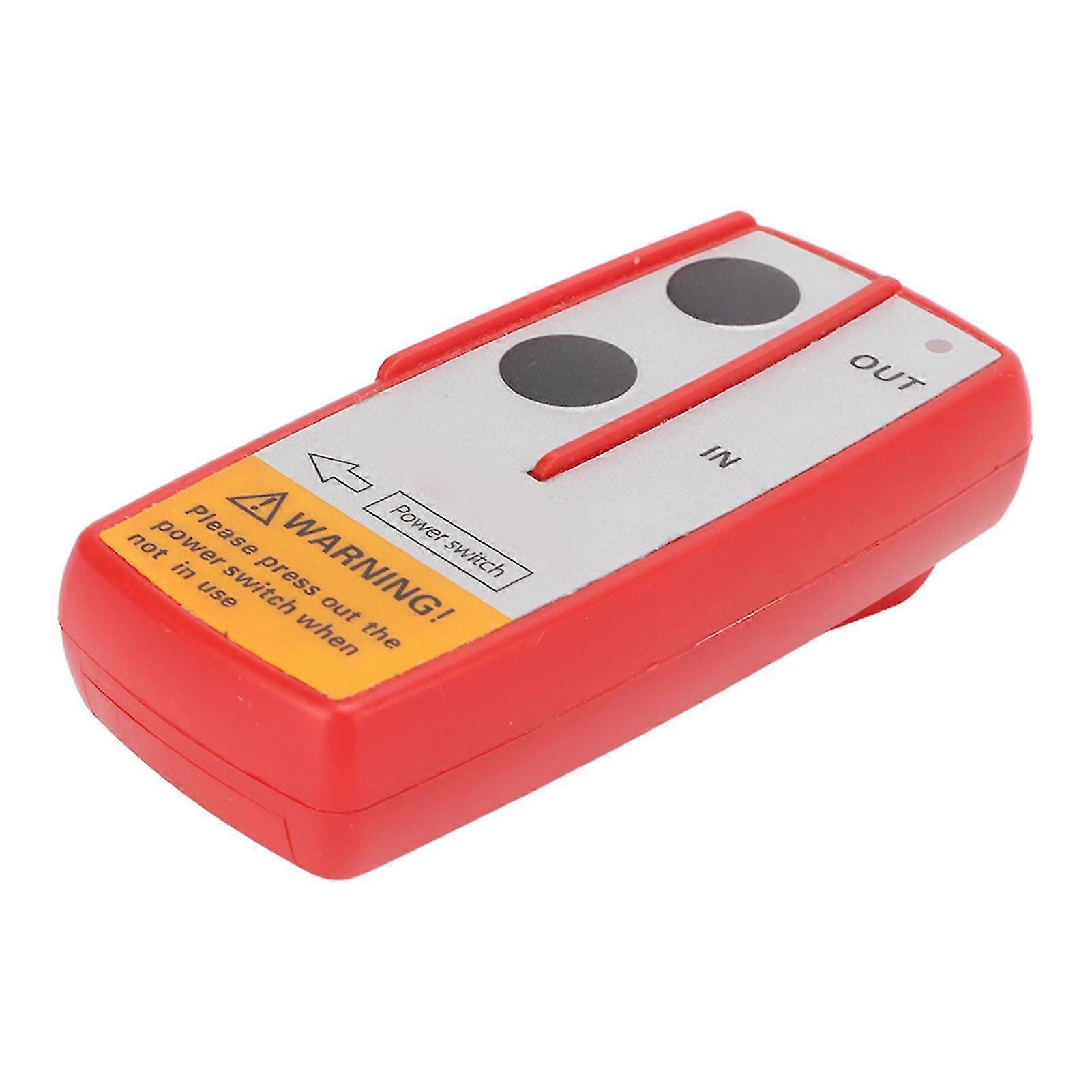 Universal Wireless Winch Remote Control Switch Electric Winch Controller with 434MHZ Receiver for ATV Red