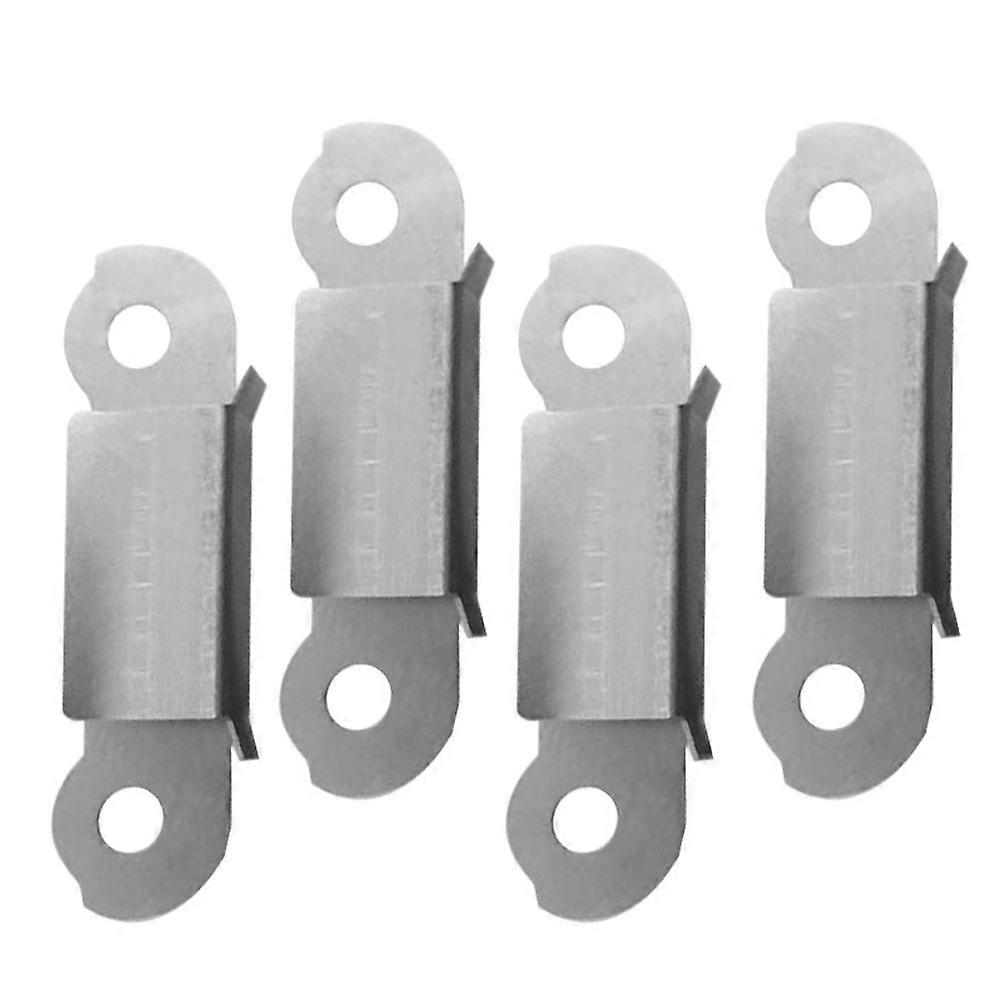 Adjustable Glass Clamp 4Pcs Ideal For Home Use Stabilizing Hot Bed Glass Platform In Educational Institutions With Easy Operation