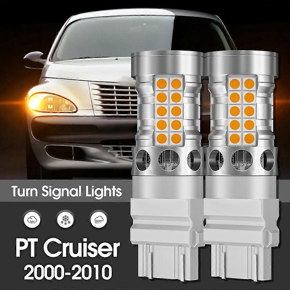 Canbus LED Turn Signal Light Lamp 2pcs Accessories For Chrysler PT Cruiser 2000-2010 2002 2003 2004 2005 2006 2007 2008 2009