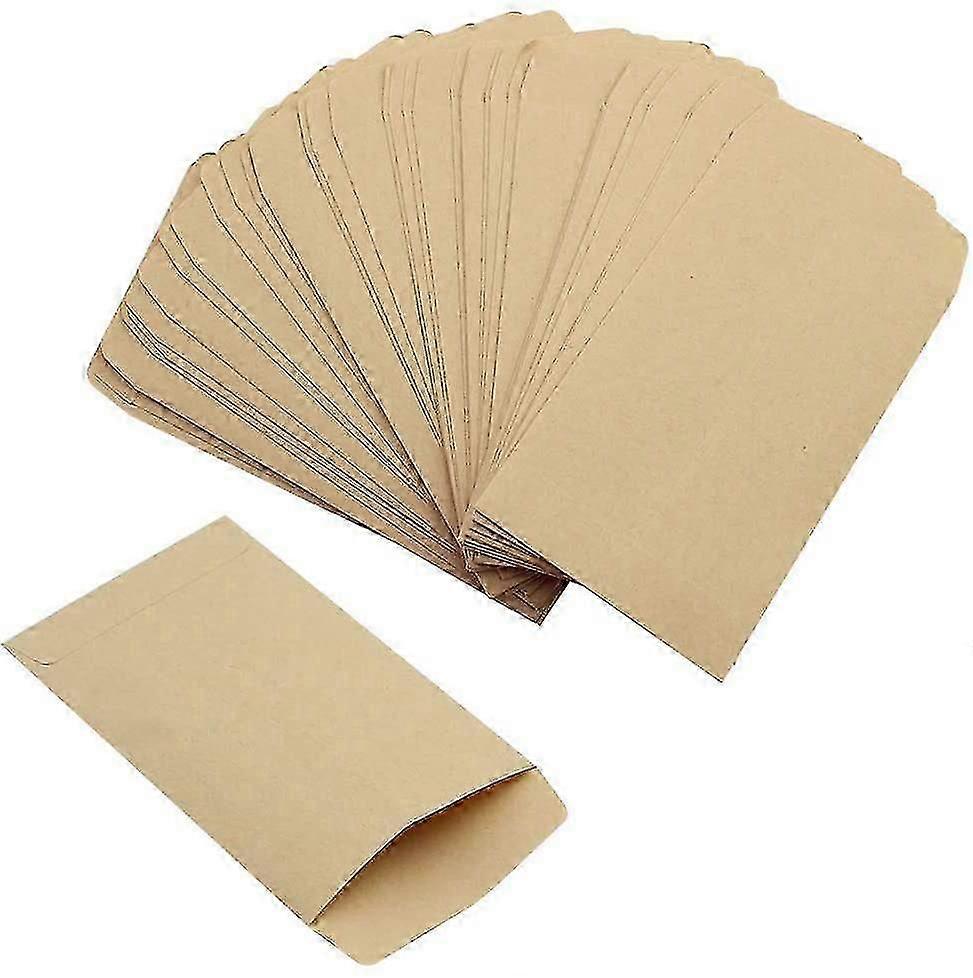 120 Pcs Brown Small Kraft Paper Bags Mini Paper Bags 6 * 10 Cm