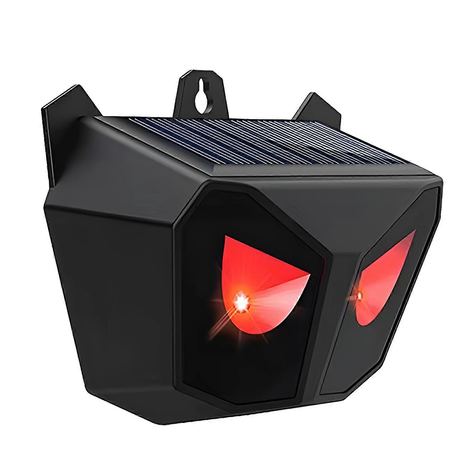 Solar-Powered Animal Repeller with Strobe Light