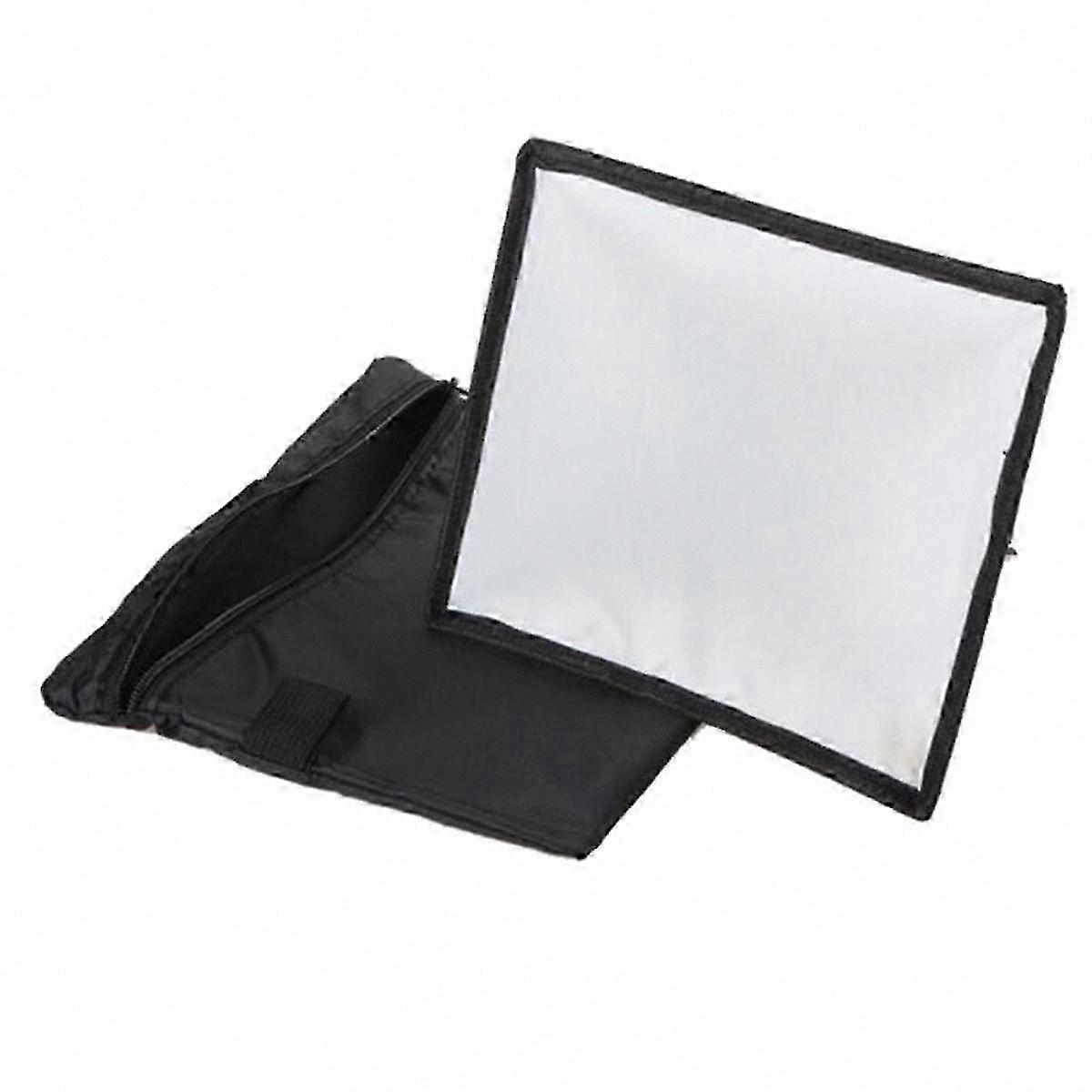 Universal DSLR Camera Flash Diffuser Softbox 20x30cm Portable Mini Soft Light Cover for External Flash Photography