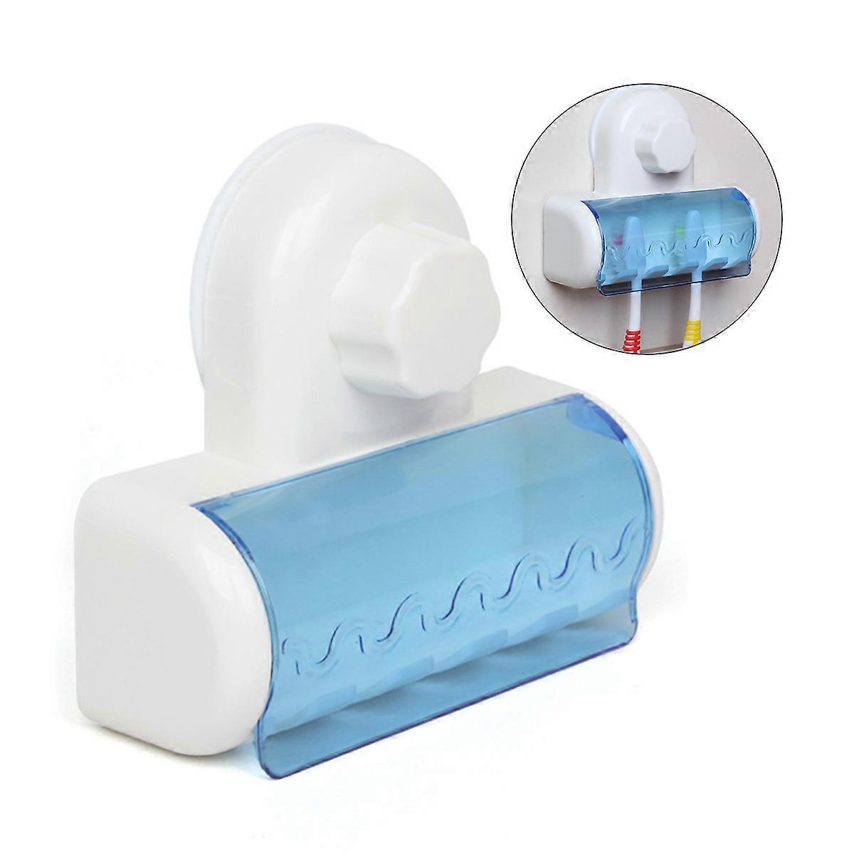 Wall-based Toothbrush Keeper for Bathrooms, Provides Hygiene and Storage