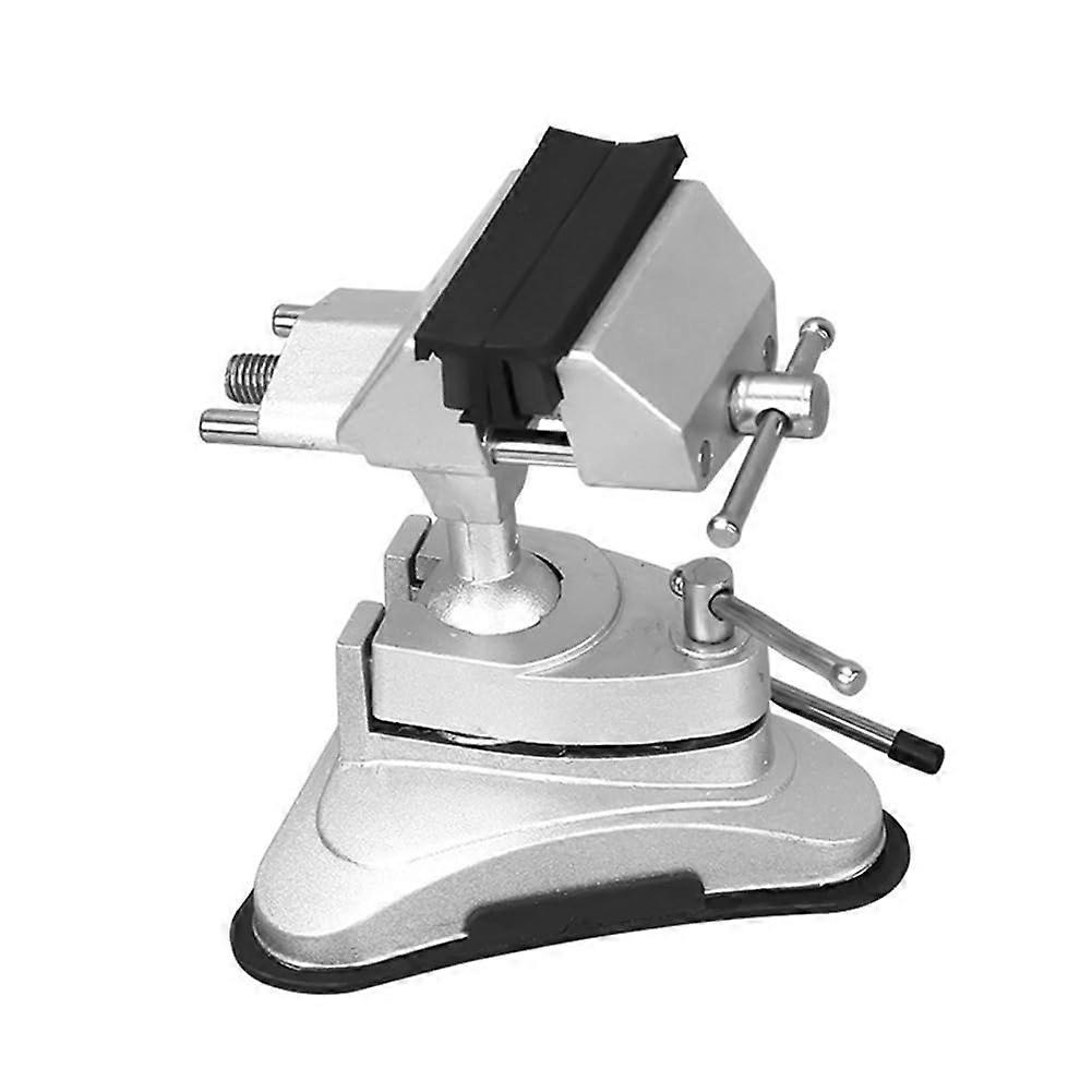 Bench Vise Small Table Vise, 360-Degree Swivel, Heavy-Duty Machinist Vise, Multifunctional Home Workshop Clamp