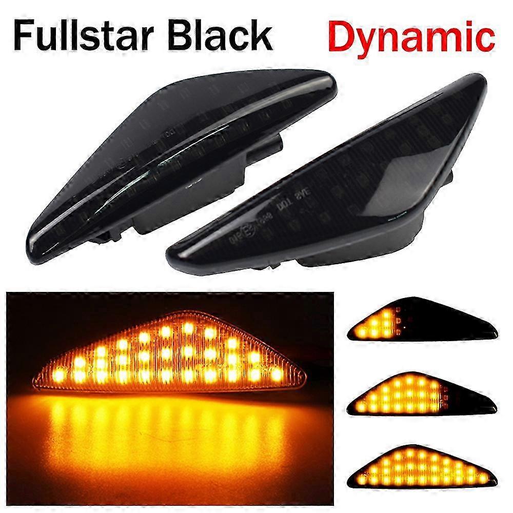 Huiyun 2Pcs Sequential Dynamic Flowing LED Side Marker Light Turn Signal Light Blinker For BMW E70 X5 F25 X3 E71 X6 2007-2013 2025