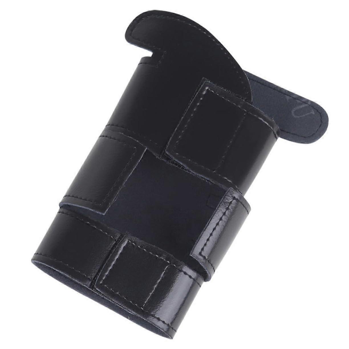 Trompetenschutz PU Leder Schutzhülle Verstellbar für Blechblasinstrumente, Handgriff Schutz, Geschenk für Musiker