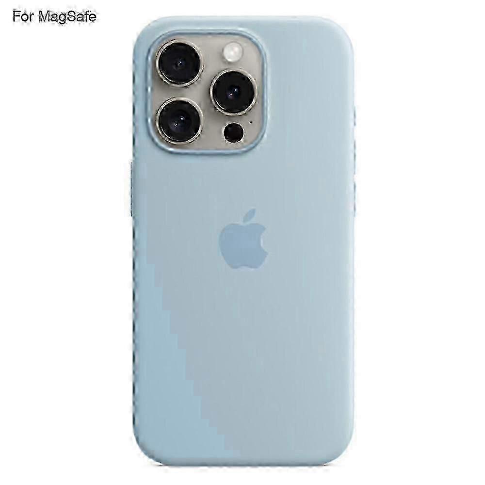 Liquid Silicone Protective Case For Iphone 15 Pro Max With Magsafe Charging Induction Popover Design Back Cover -yt4