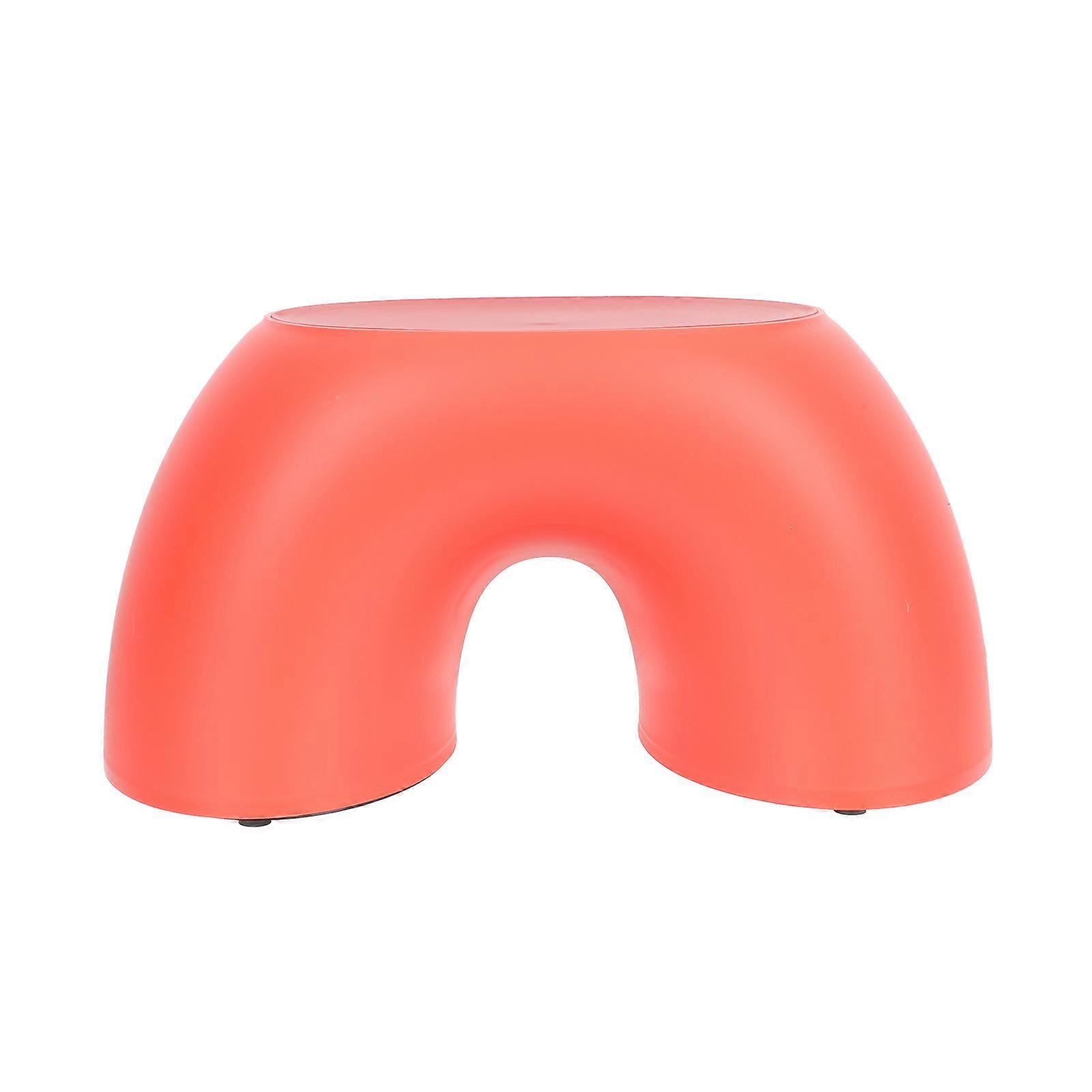 Shoe Changing Stool 1Pcs Red Simple Design Anti-slip Footstool For Children Home Furniture With Excellent Texture