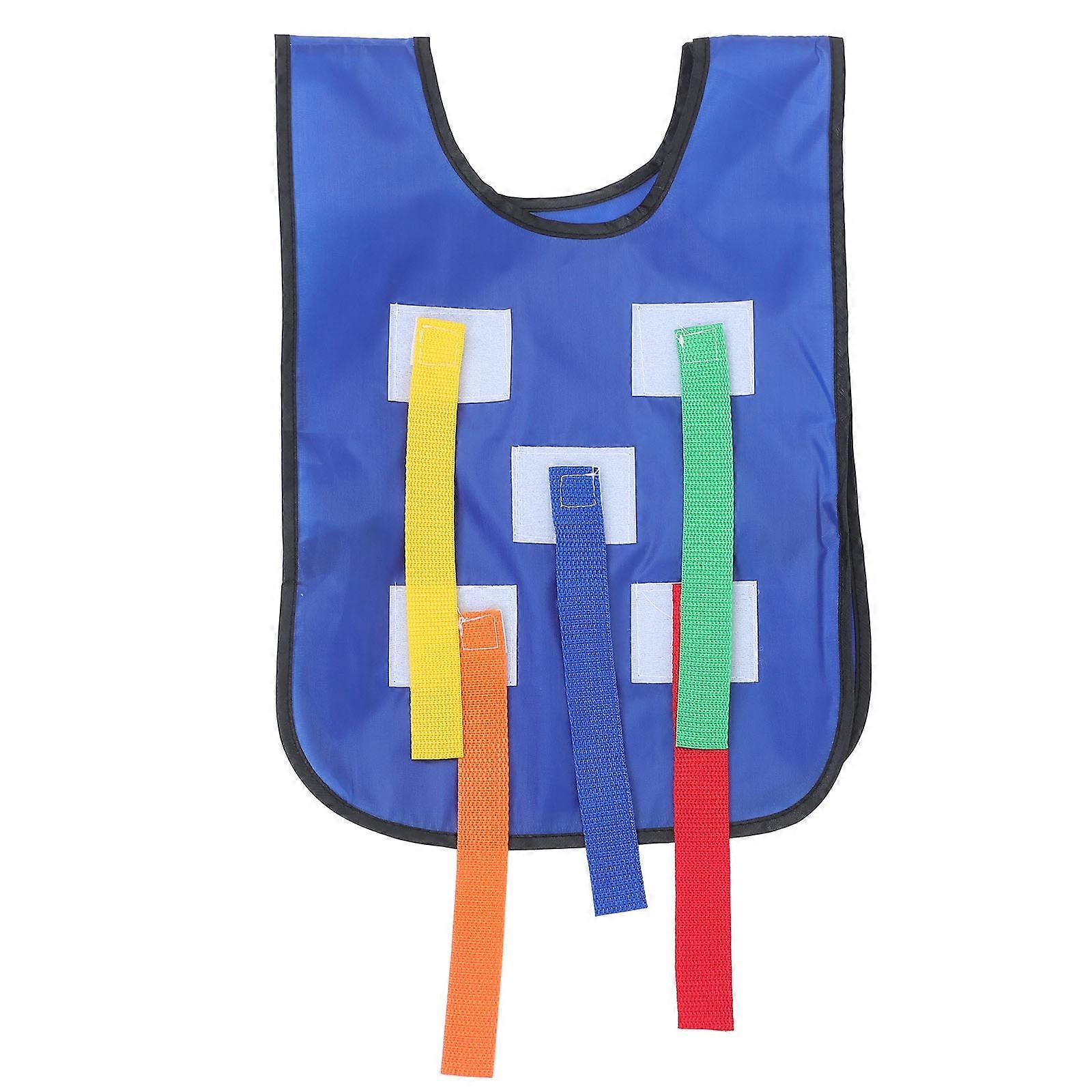 Pull Tail Game Vest Set with Belt for Outdoor Teamwork and Sensory Training for Kindergarten