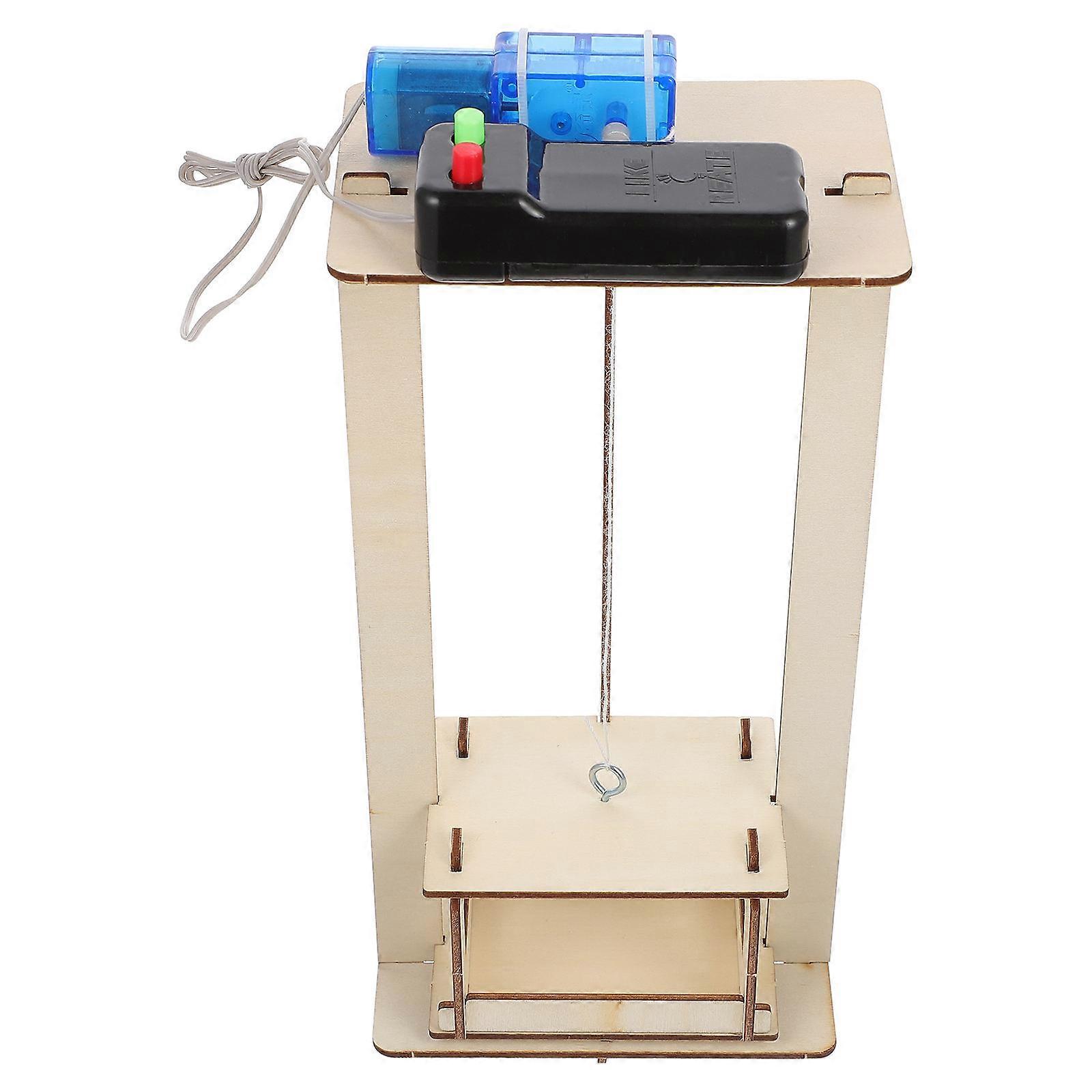 1 Set DIY Elevator Model Kit – Educational, Safe & Easy to Assemble, Hands On Toy for Early Education Experiments