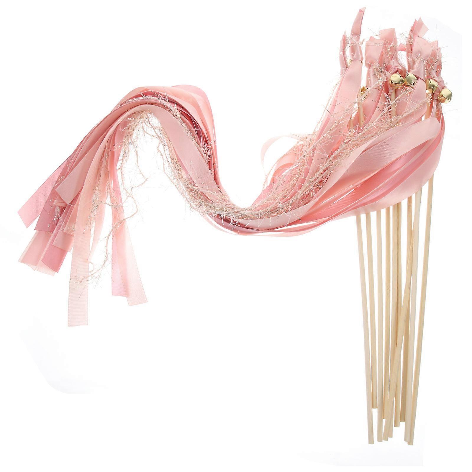 10 قطع من الصولجانات الجنية الملونة لافتات حفلات الزفاف والعصي الجنية