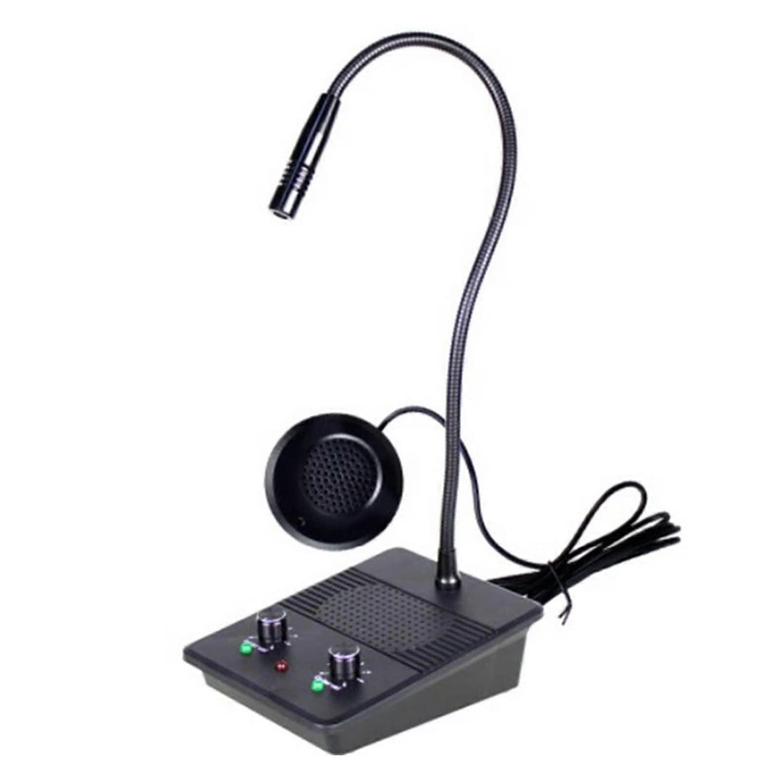 Window Speaker Intercom Two-Way For Commercial Banks And Pharmacies With High Clear Speaker Bench Intercom