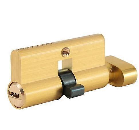 Profile cylinder lock made of brass, 30/30 with 3 keys, reversible, security lock, easy installation