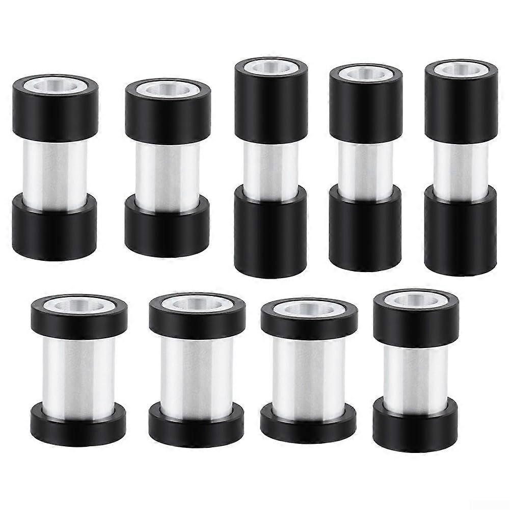 Rear shock absorber bushing for bicycle with mounting accessories made of aluminum alloy, 14 mm shock width (32 mm).