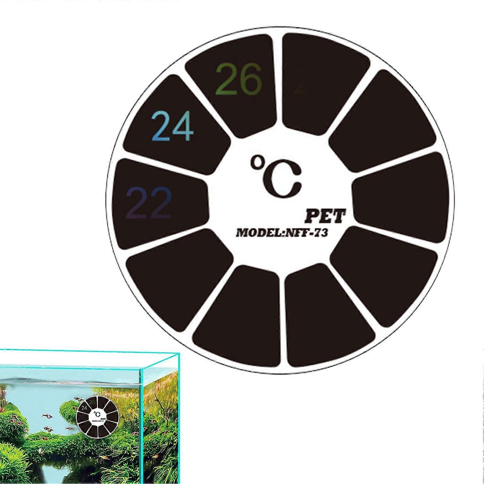 Fish Tank Thermometer Dipstick For Aquariums, Accurate Temperature Sensor, Easy Read, Compact