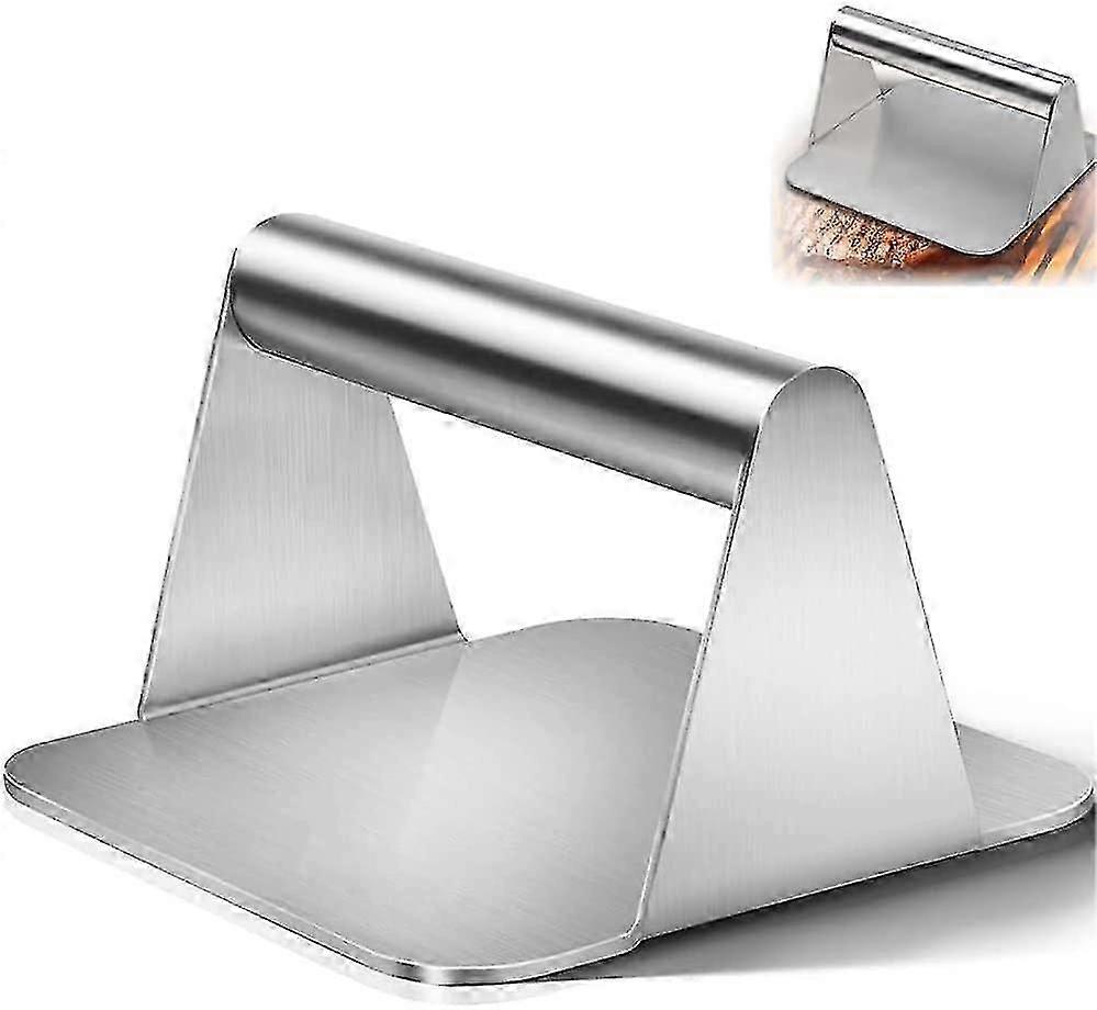 For 2024Stainless Steel Barbecue Burger Press, Non Stick Burger Maker, Stainless Steel Grill Smasher, Heavy