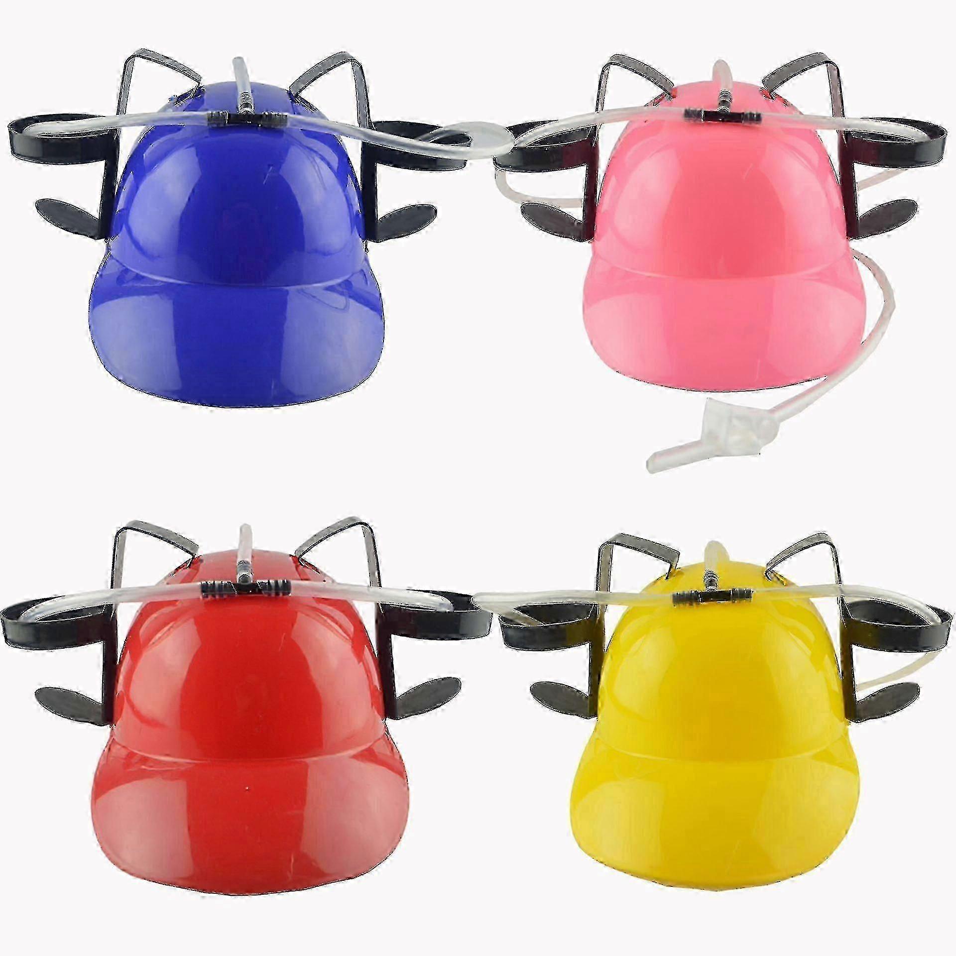 Beer Soda Drink Helmet Party Hat Birthday Party Outdoor Beer Hat Lazy Drinking Drink Helmet Hat Hood-Yvan
