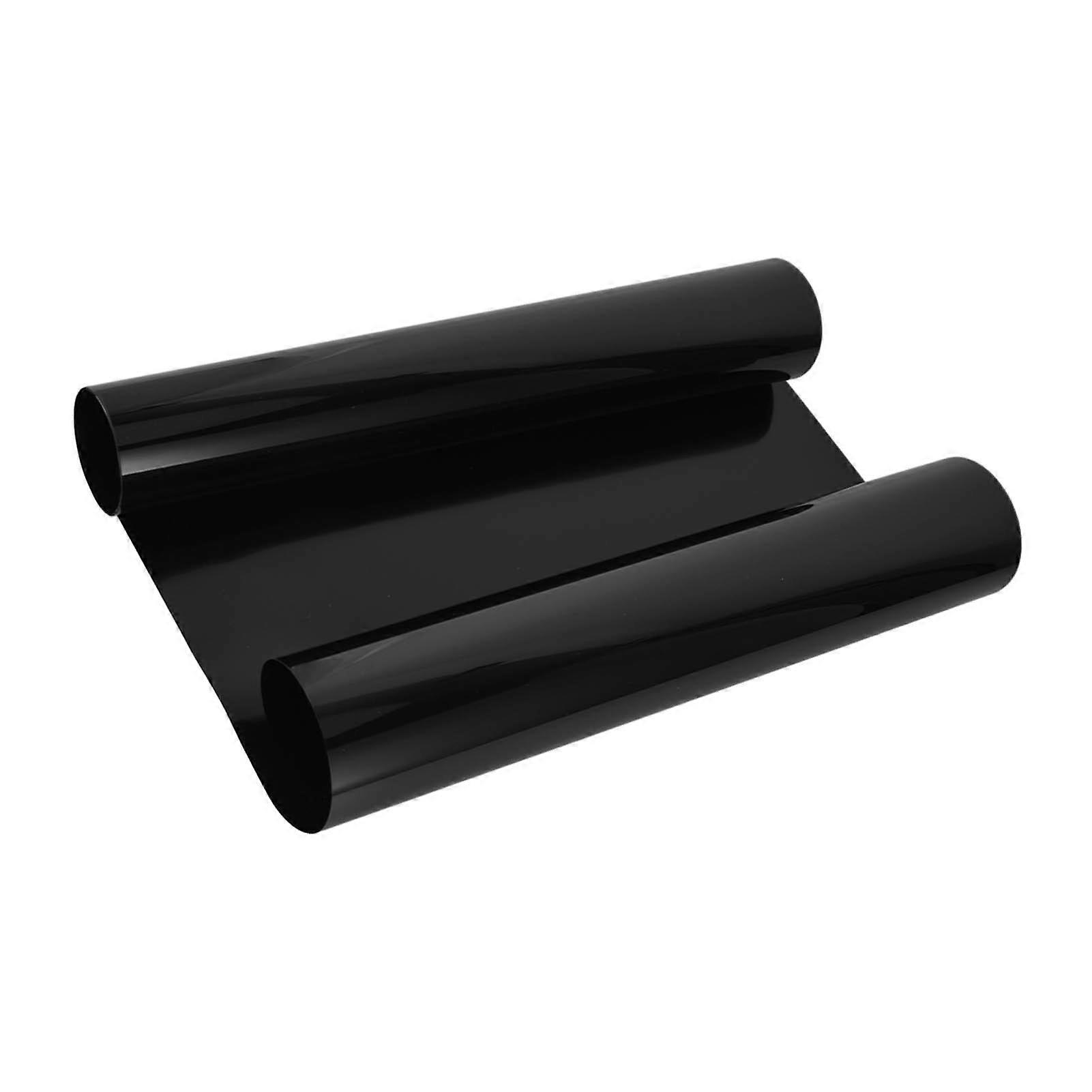 Full Blackout Window Film 100% Light Blocking Static Cling Total Blackout Window Film