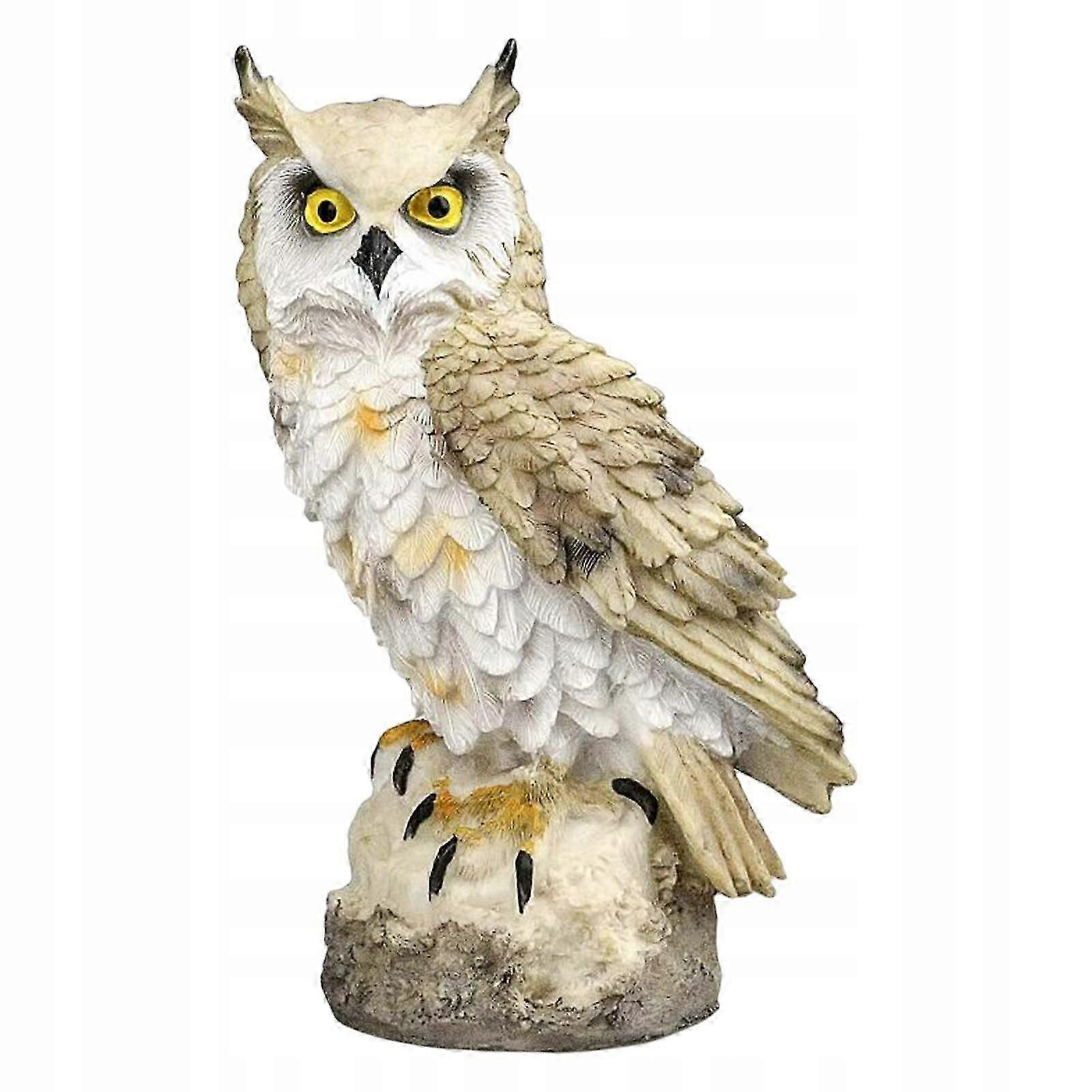 Statue Of Fear On Sparrow Decoy Owl Light Scare