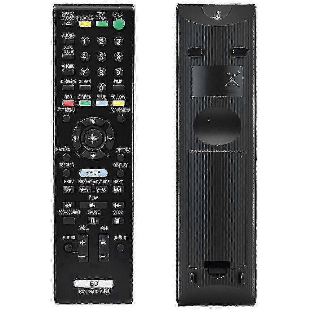 BD Blu-ray DVD Remote Control for RMT-B102A Models BDP-S350 and BDP-BX1 - Date: 20250427