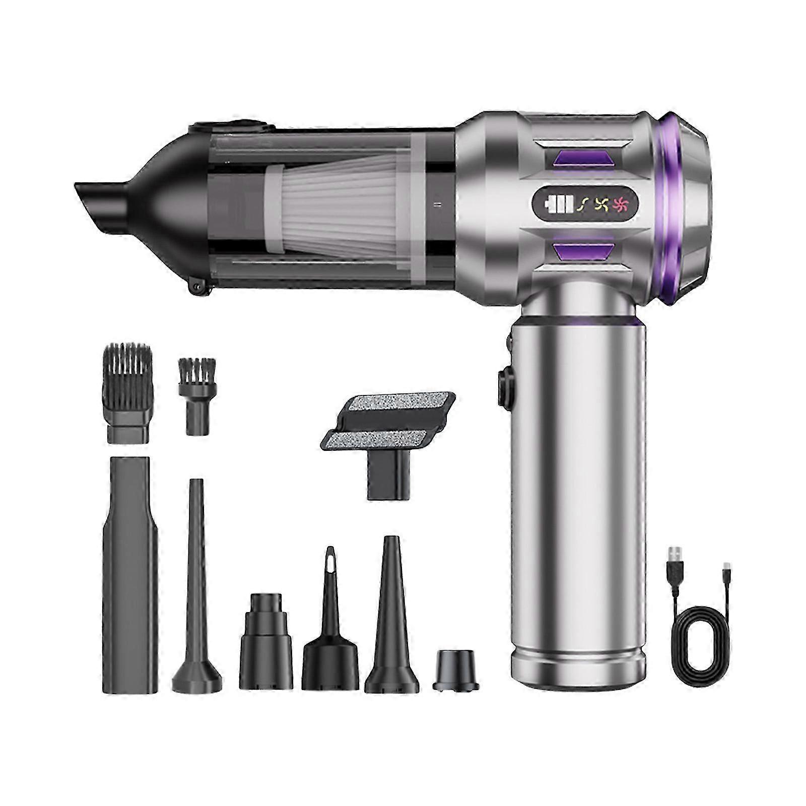 High Capacity Ergonomic 0.3kg Handheld Vacuum 90 Foldable Design 15-35Min