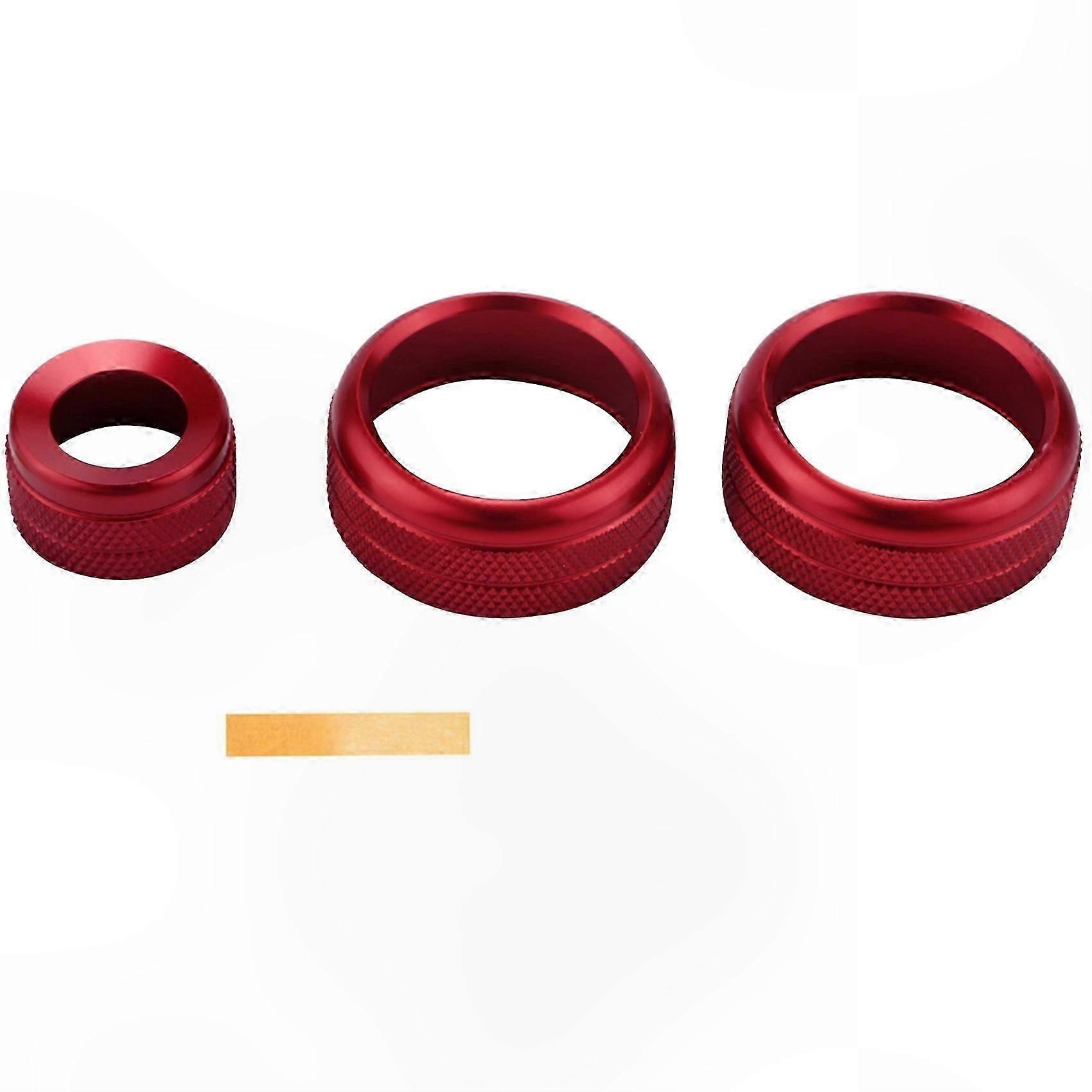 Knob Ring Covers for Climate Control and Radio Volume, Compatible with Multiple Series Models, 3 Pieces