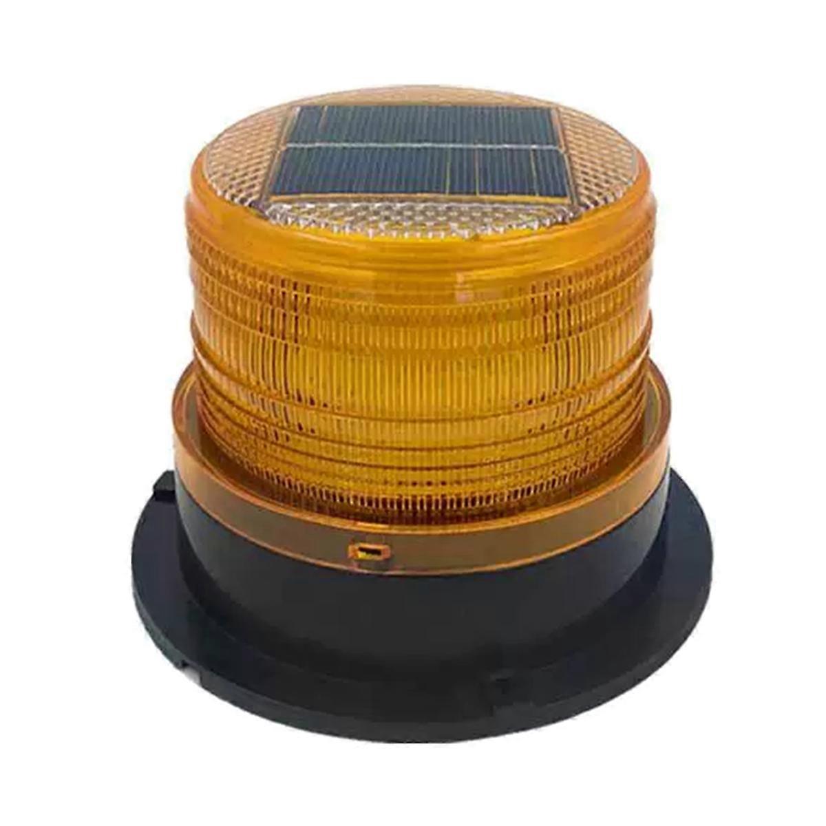 Solar Warning Light Emergency Flashing Warning Waterproof Magnetic Lights Nighttime Safety Warning Flashing Lights B