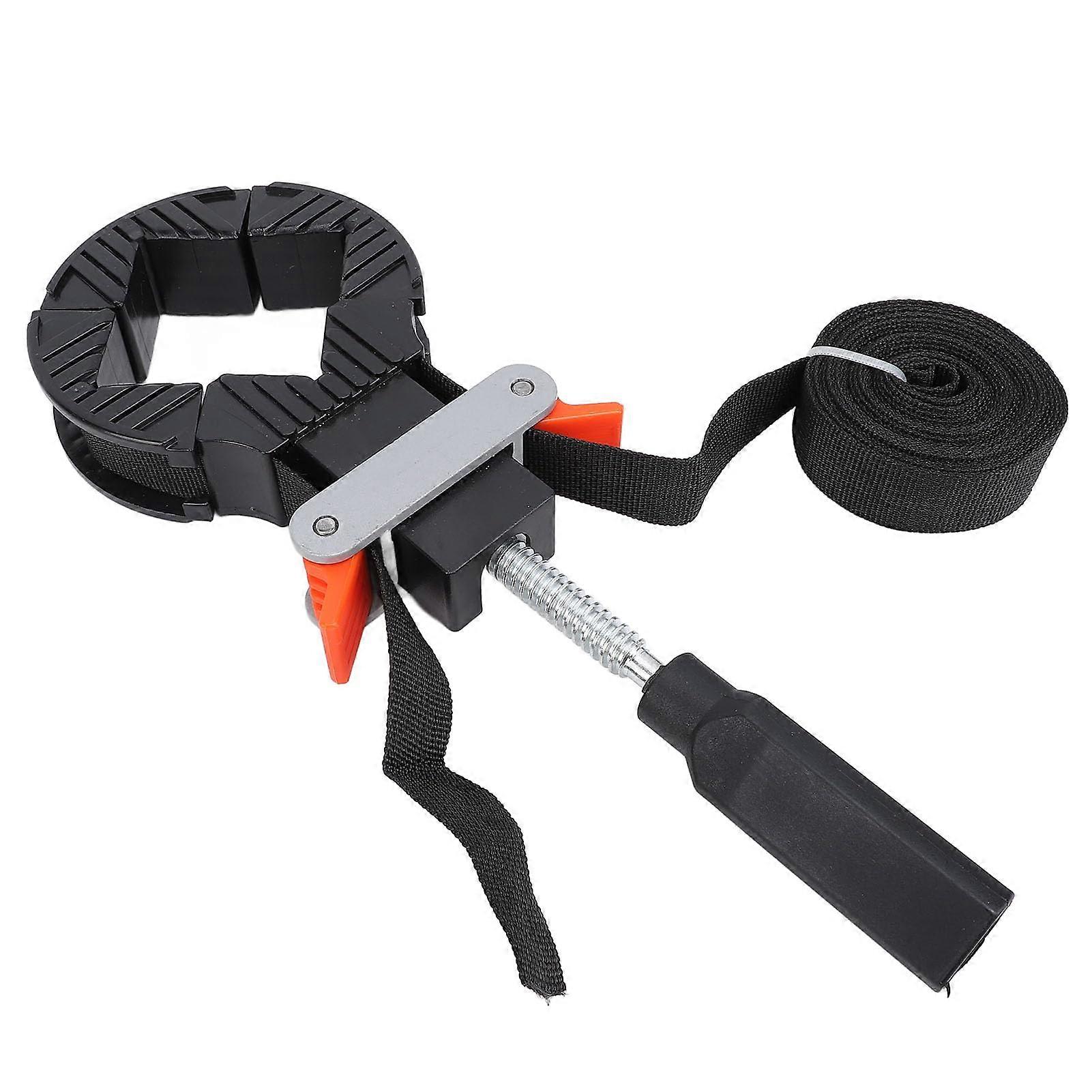 Strap Clamp, Adjustable Quick Tension Picture Frame Clamp Strap Clamp for Woodworking Secure Frames in Right Angles with 32ft, Hardwareclampvise