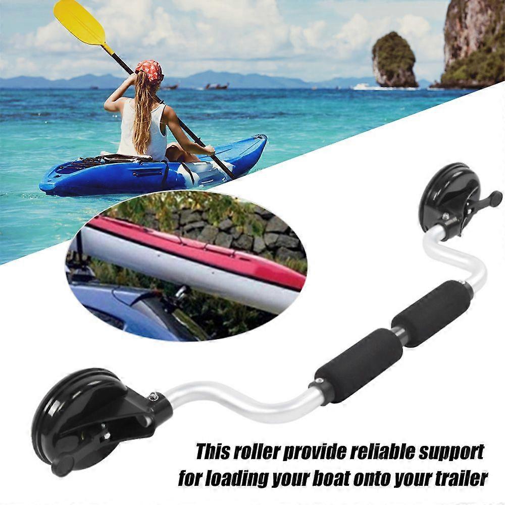 Aluminum Kayak Loader Kayak Roller with Heavy-Duty Suction Cups for Car Rear Loading