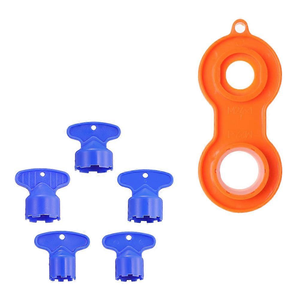 Recessed Aerator Keys Faucet Maintenance Tools for Faucet Repair Durable Plastic Blue 1 Set