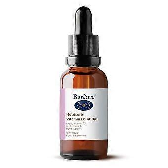 Biocare Nutrisorb Vitamin D3 400iu 15ml - 3 Pack