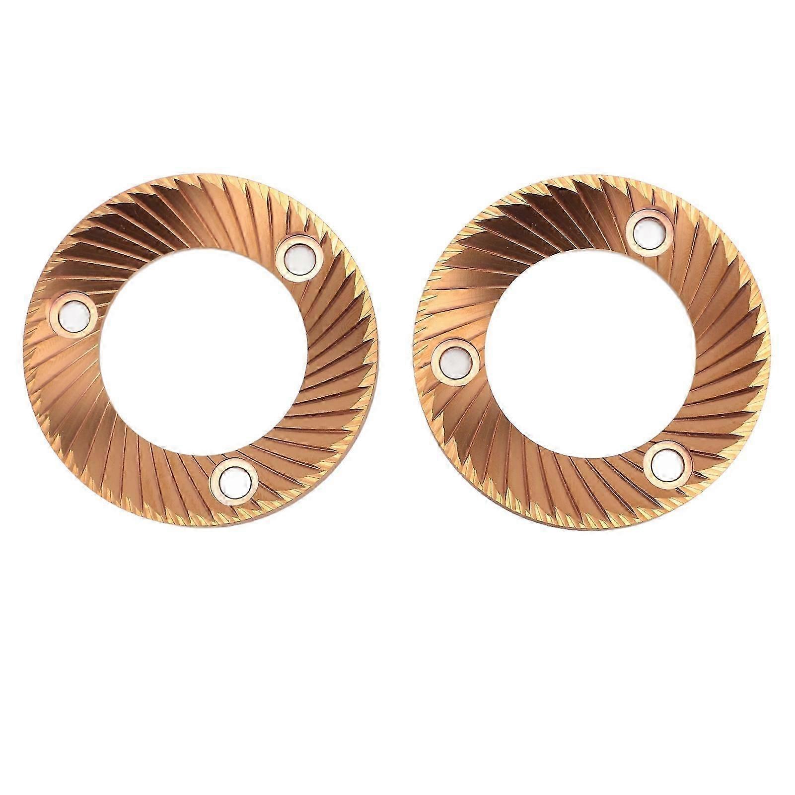 2PCS moulin à café 64mm titane plaqué multi usage plat Burr DF64 DF64P DF64E DF64V pour Ceado E5P E6P E37J