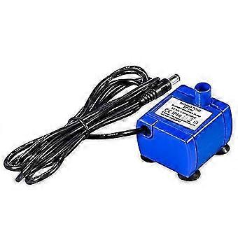 12V elektrisk dränkbar kattvattenpump ultralåg strömförbrukning ultratyst kattvattenpump ersättning blå