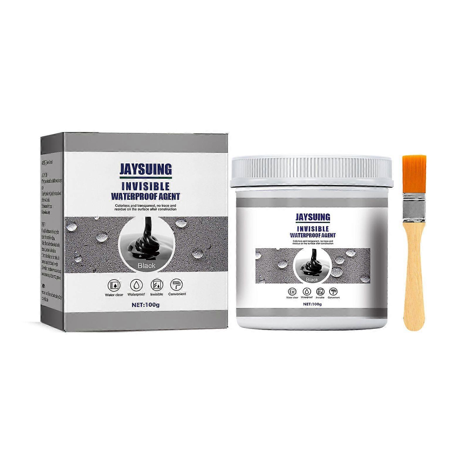 Jaysuing Black Waterproof Sealant Multi-Use Water-Proofing for Kitchen, Bathroom, Windows & Pipes