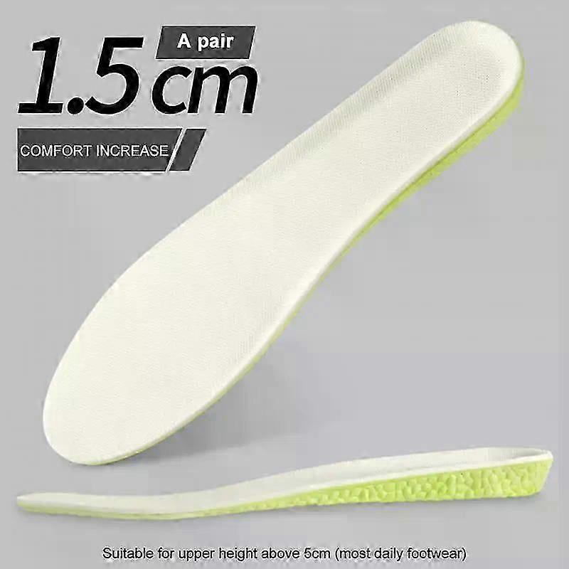 Height Increase Insole Memory Foam Shoe Sole Pad 1.5-3.5cm