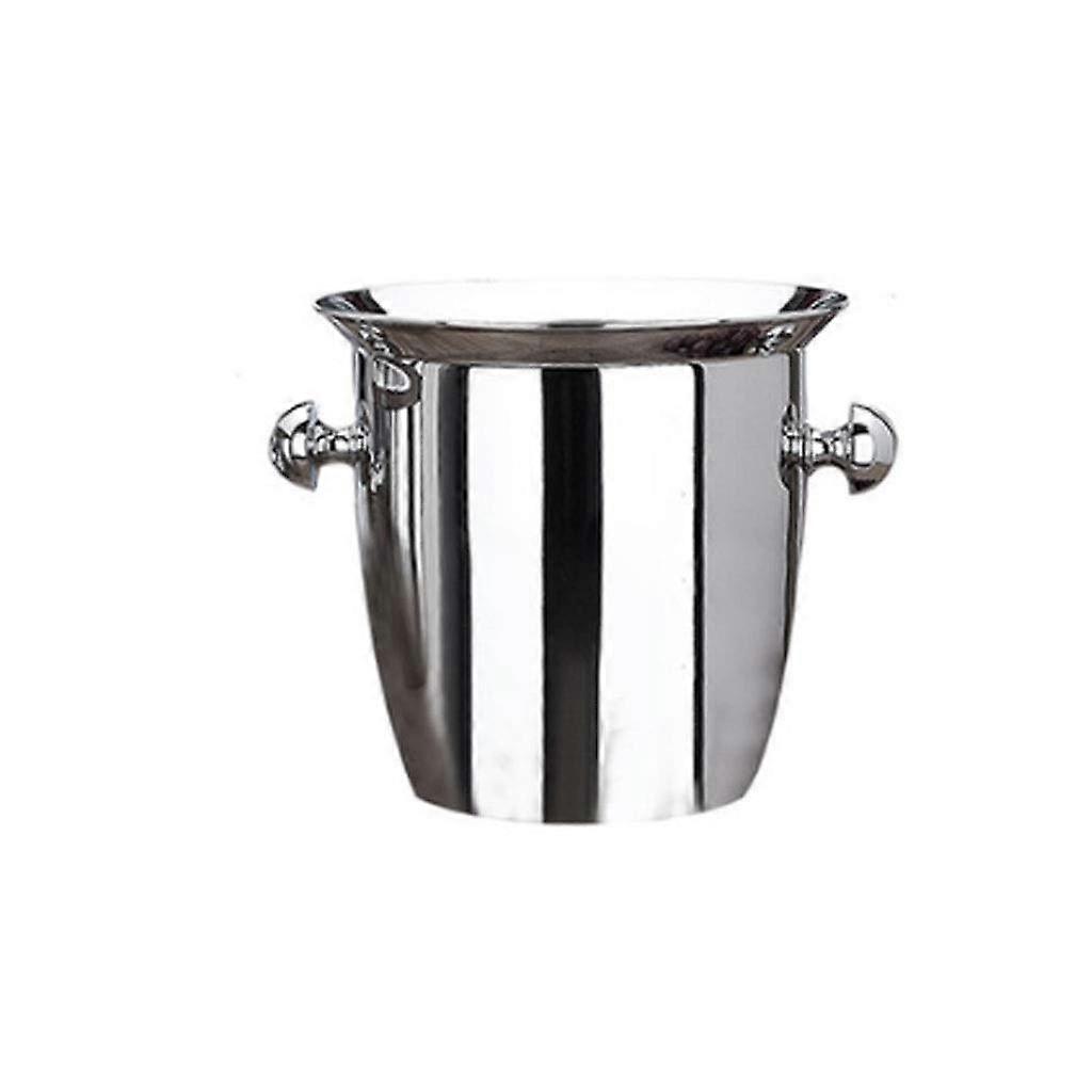 Stainless Steel Double Walled Ice Bucket Large Insulated For Banquets