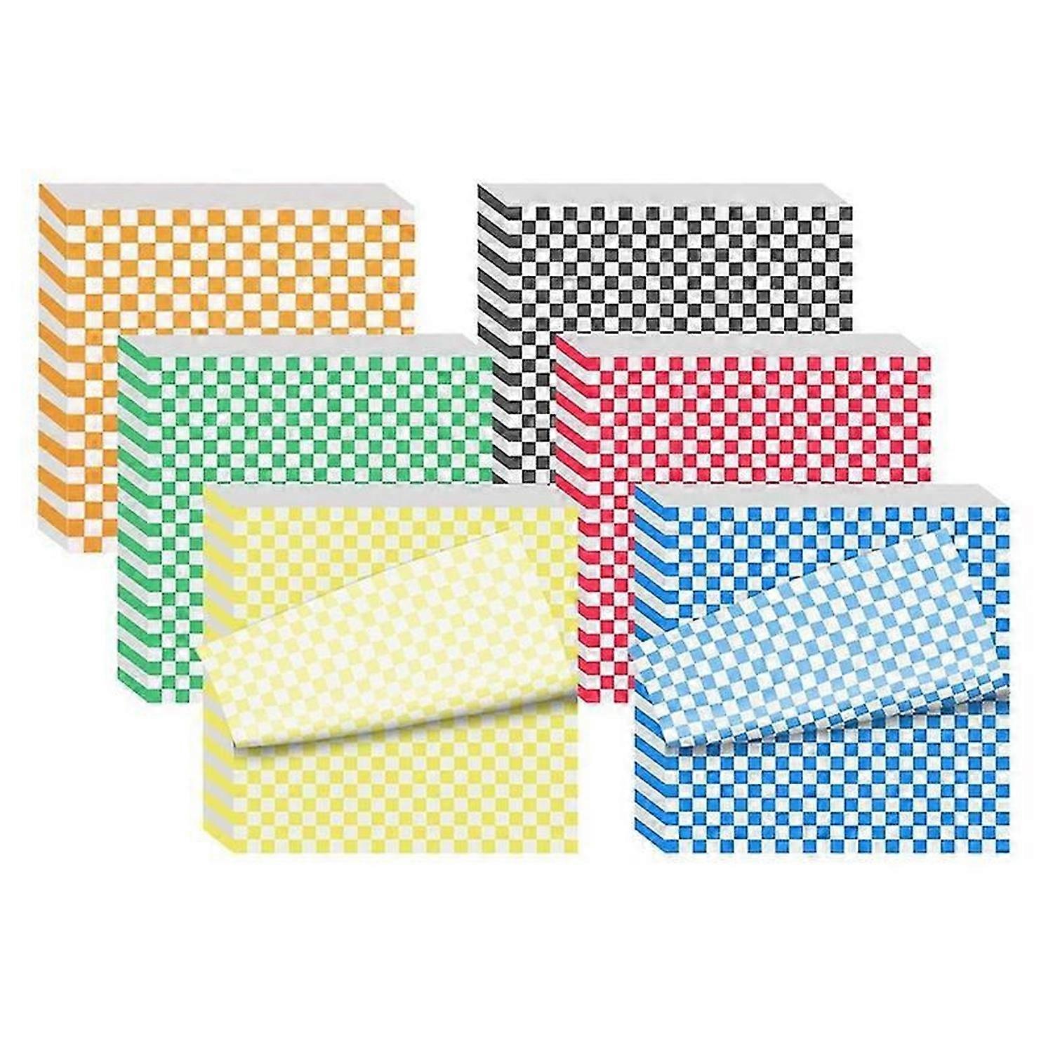 240PCS Checkered Waxed Paper Dry Paper Sheets Food Wrapping Paper